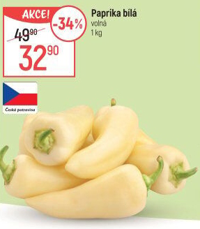 Paprika bílá