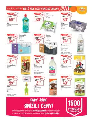 akční leták Globus 25.9.2024-1.10.2024