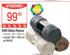 Deka fleecová OHO