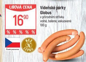 Párky vídeňské Globus