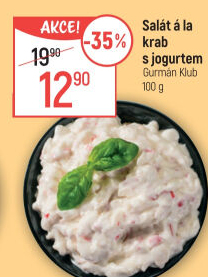 Salát a la krab s jogurtem