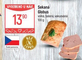Sekaná masová Globus