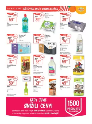 akční leták Globus 25.9.2024-1.10.2024