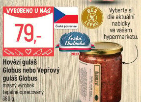 Hovězí guláš ve skle Globus