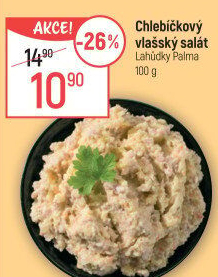 Salát vlašský chlebíčkový