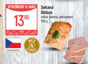 Sekaná masová Globus