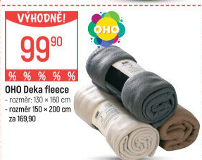 Deka fleecová OHO