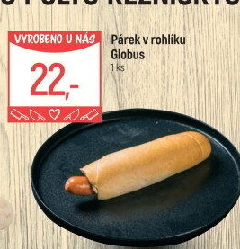 Párek v rohlíku Globus