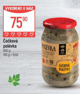 Polévka čočková Globus