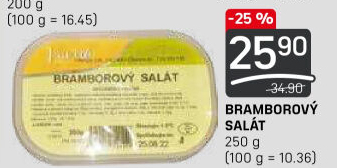 Bramborový salát Lahůdky Vavřík