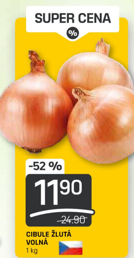 Cibule kuchyňská žlutá