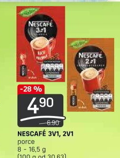 Instantní káva porcovaná 3v1 Nescafé