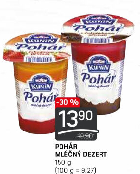 Mléčný Pohár Mlékárna Kunín