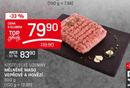 Mleté maso mix Kostelecké uzeniny