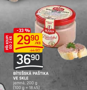 Paštika bítešská jemná Sláma