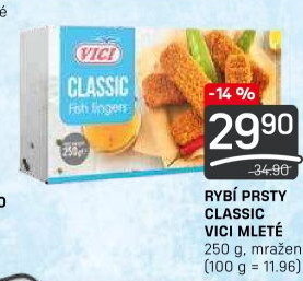 Rybí prsty mražené Vici