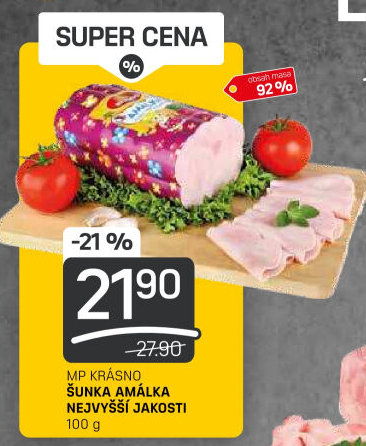 Šunka Amálka nejvyšší jakosti Krásno
