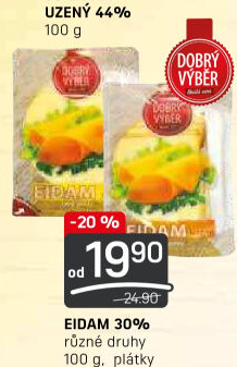 Sýr Eidam 30% Dobrý Výběr