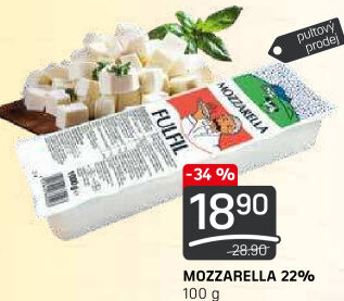Sýr mozzarella cihla Bayernland