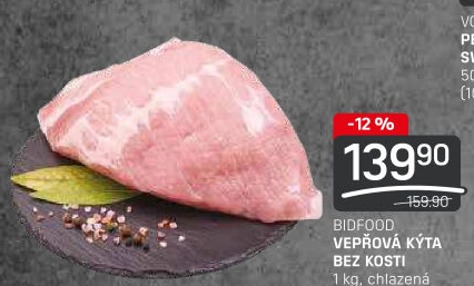 Vepřová kýta bez kosti Bidfood