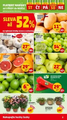 akční leták Penny Market 25.9.2024-2.10.2024