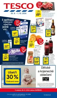 akční leták Tesco 25.9.2024-1.10.2024