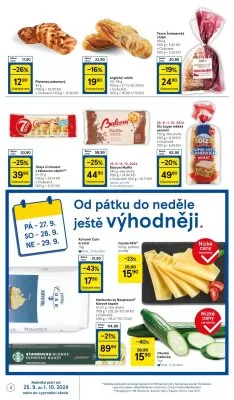 akční leták Tesco 25.9.2024-1.10.2024