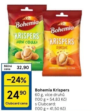 Arašídy v těstíčku Crispers Bohemia