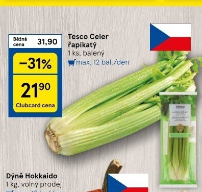 Celer řapíkatý Tesco