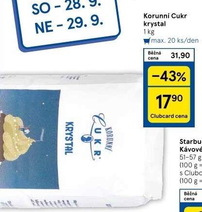 Cukr krystal Korunní
