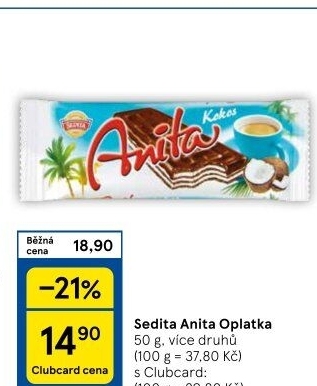 Oplatky Anita Sedita