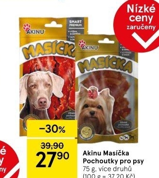 Pamlsky pro psy Masíčka Akinu