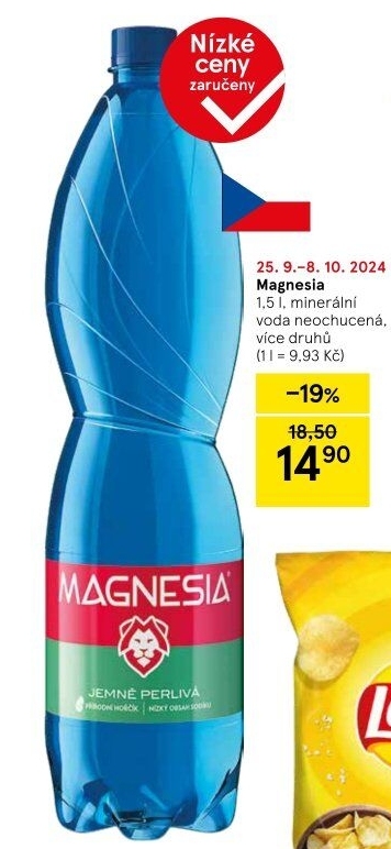 Přírodní voda Magnesia