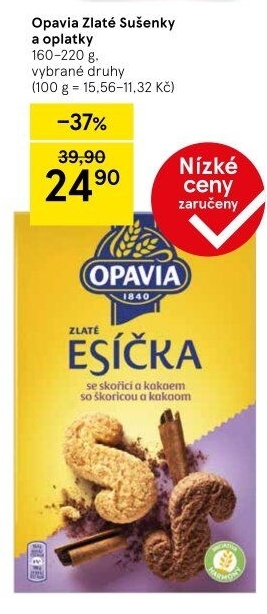 Sušenky Zlaté Opavia - boxy