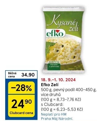 Zelí Efko