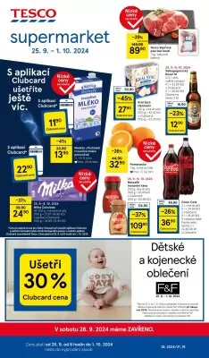 akční leták Tesco 25.9.2024-1.10.2024