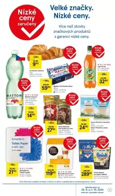 akční leták Tesco 25.9.2024-1.10.2024