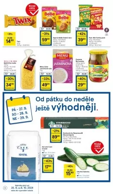 akční leták Tesco 25.9.2024-1.10.2024