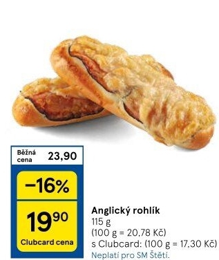 Anglický rohlík