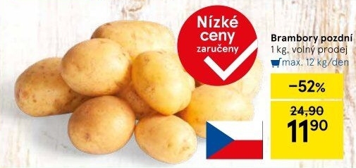 Brambory konzumní pozdní