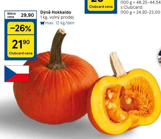Dýně Hokkaidó