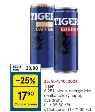 Energetický nápoj Tiger