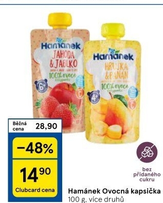 Kapsička ovocná Hamánek