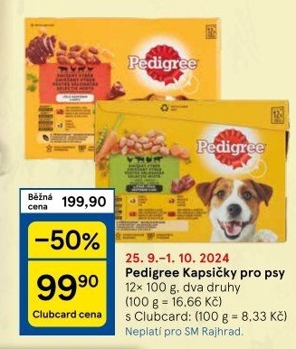 Kapsičky pro psy Pedigree
