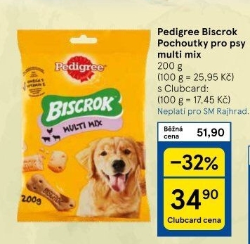 Pamlsky pro psy Biscrok Pedigree