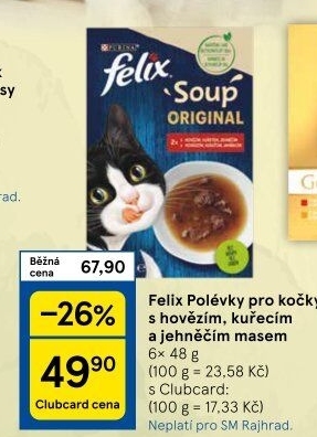 Polévka pro kočky Felix Purina