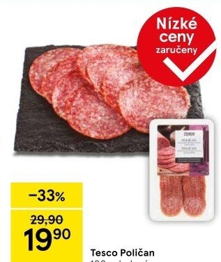 Salám Poličan Tesco