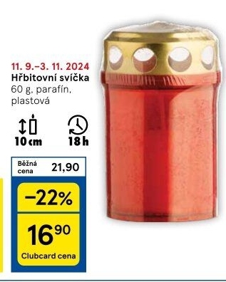 Svíčky hřbitovní
