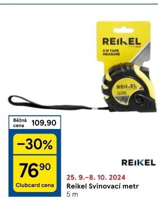 Svinovací metr Reikel