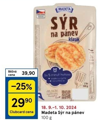 Sýr na pánev Madeta